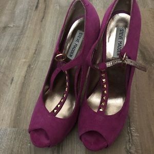 Steve Madden purple pumps